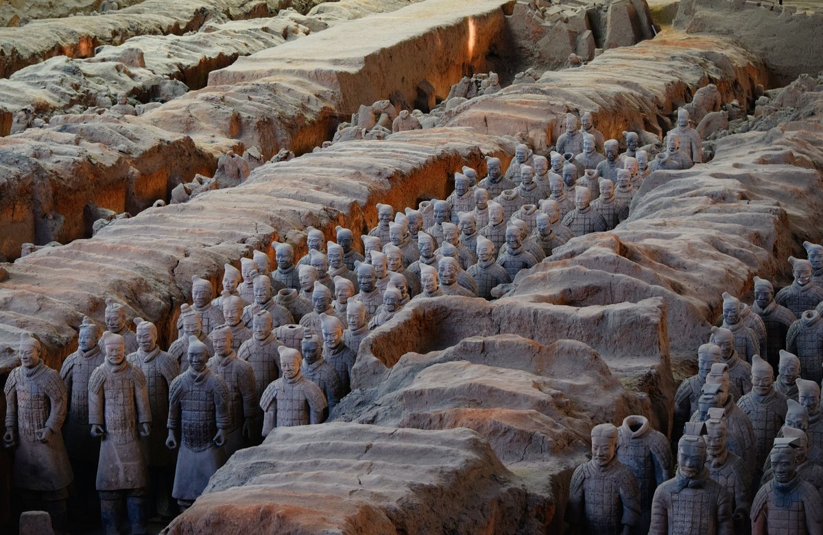 Pit No. 1 at the Museum of Qin Terracotta Warriors and Horses