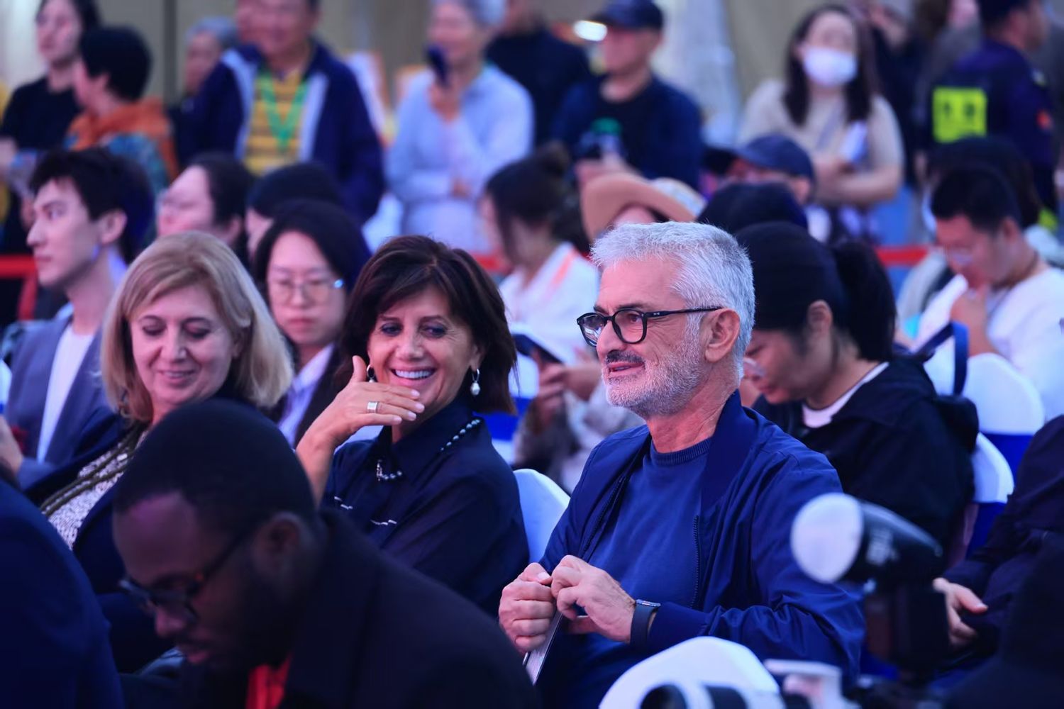 Audience at the opening ceremony of the fourth Beijing International Canal Arts Festival