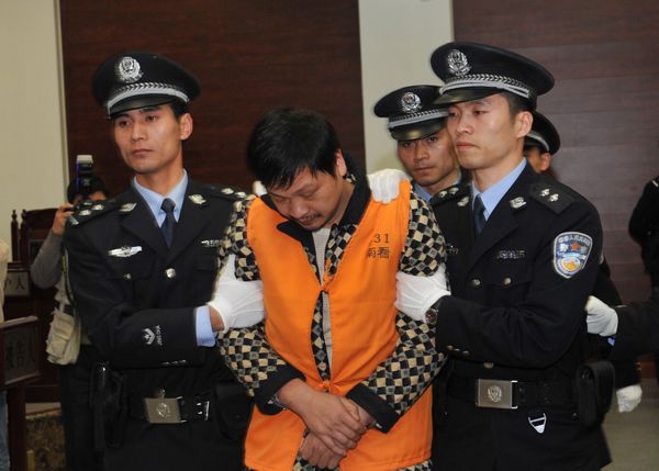 April in 2010, Zheng Minsheng, who stabled eight students, was sentenced to death