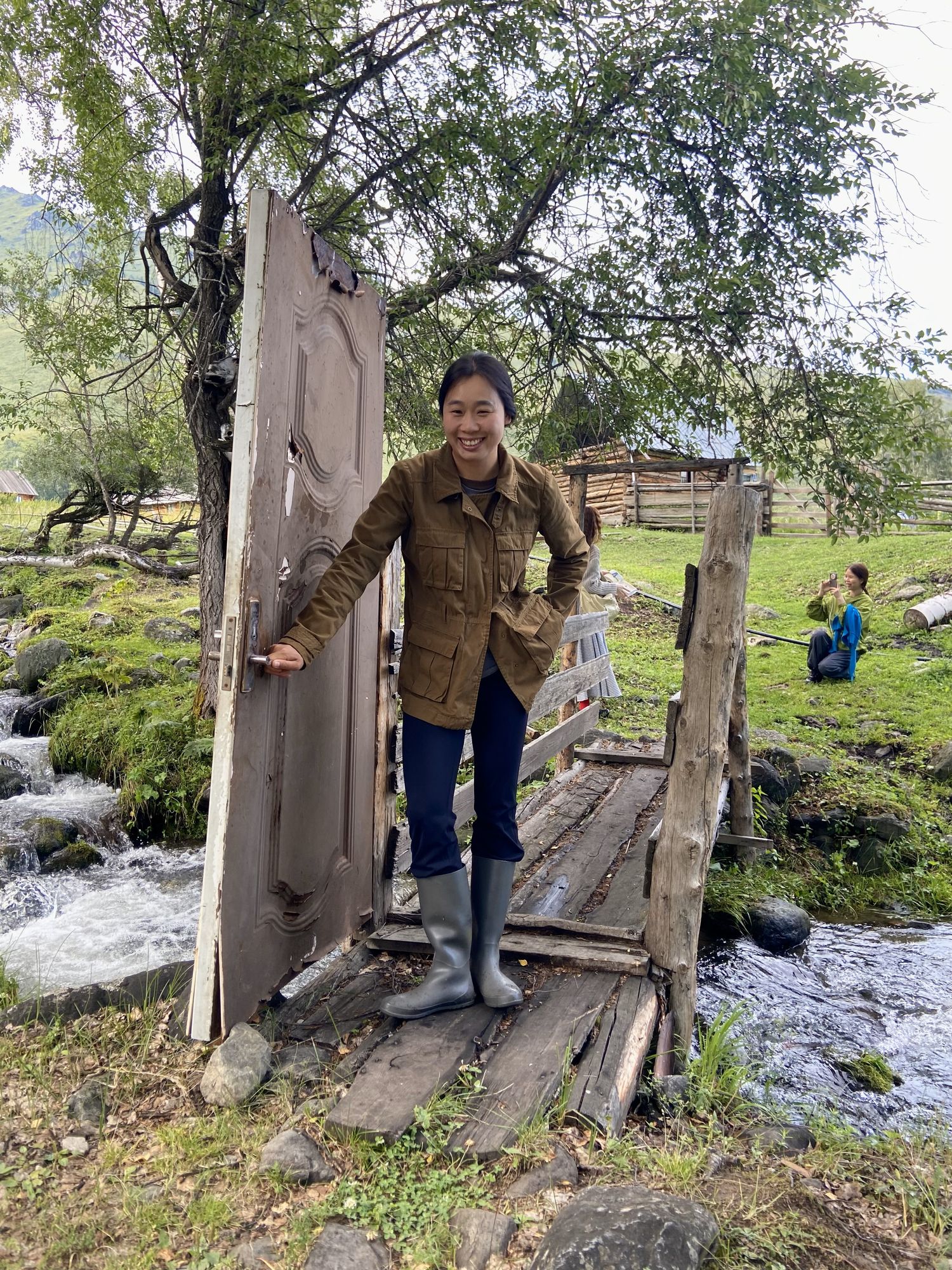 Author opens a door in Altay