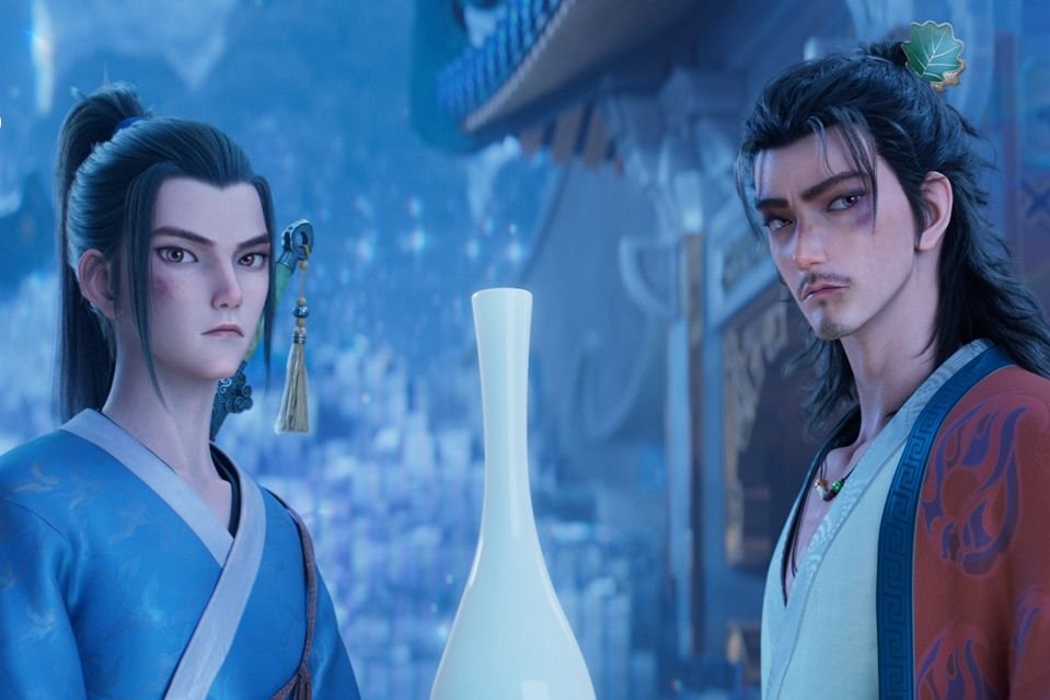 The subplot involving Lü Dongbin and Zhongli Quan, with its twists and turns, became a fan favorite, sparking a wave of fan “shipping,” Chinese animation film All Wishes