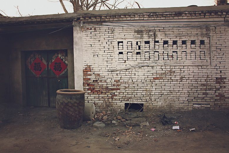 An abandoned chicken farm becomes a storage shed