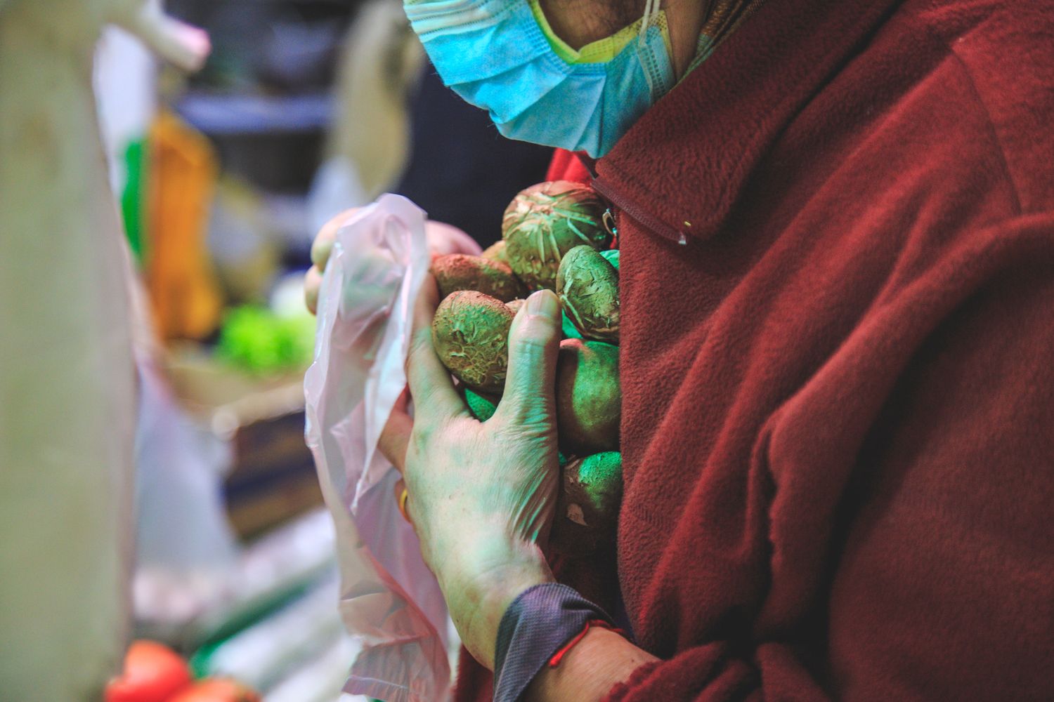 Shanghai groceries pandemic lockdown