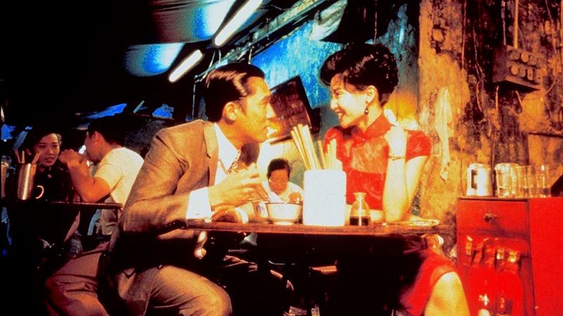 Sharing wonton noodles In The Mood For Love