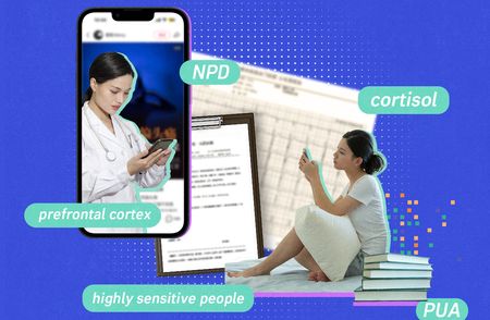 Young Chinese texting, Chinese internet psychology slang