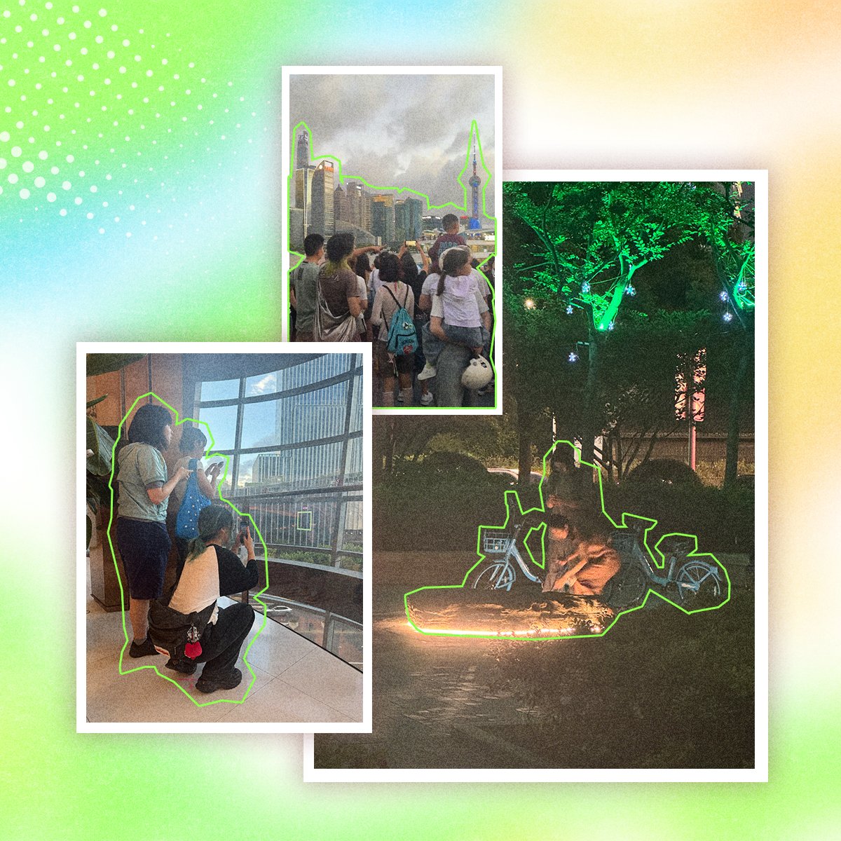 Players searched for clues in various corners of the city during “Shanghai Encounter 2.0” last July