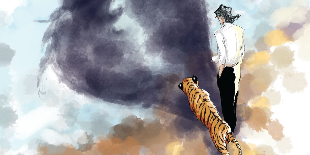 to train a tiger.cover
