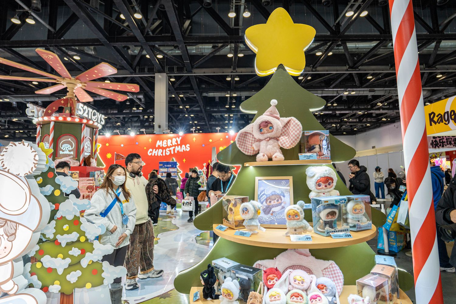 Christmas fills the air at this December event, with brands unveiling special-edition holiday toys