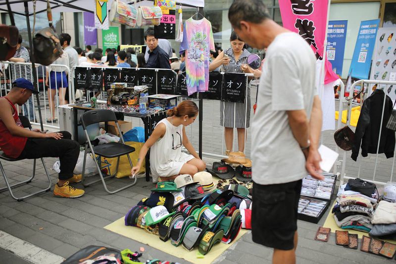 Some vendors eschew opening a physical store, and instead travel with fairs all summer long