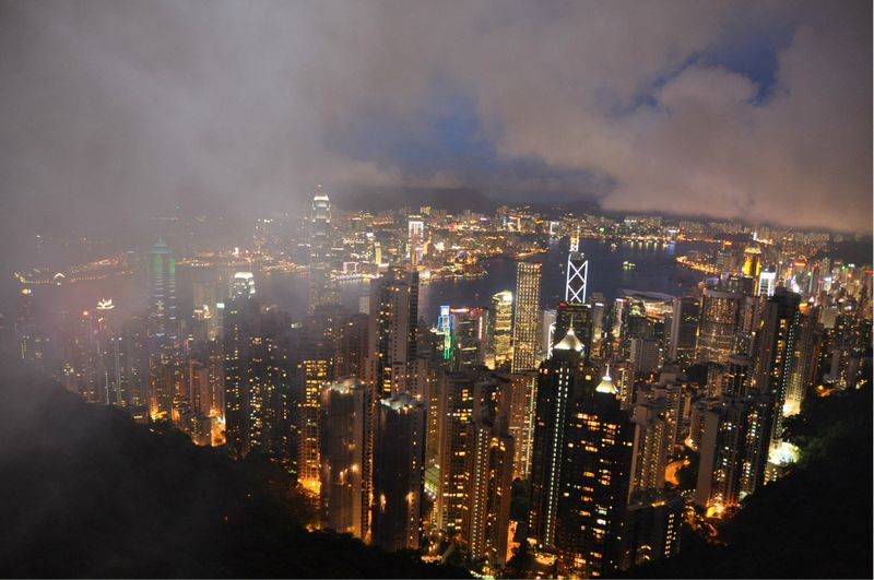 hong kong skyline 