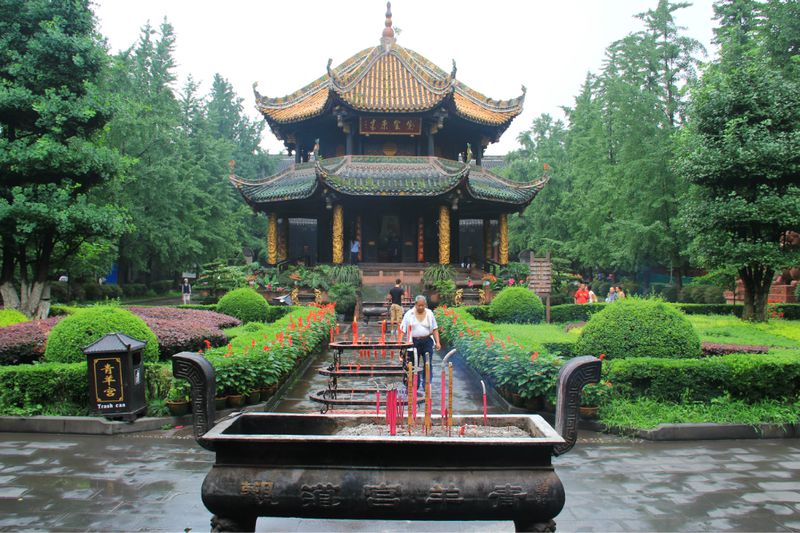 chengdu scenery temple