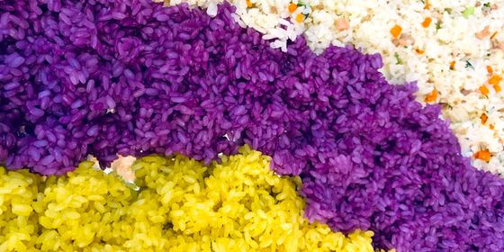colorful rice